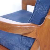 Ensemble de fauteuils design danois, teck, milieu du siècle, design Scandi, années 1970