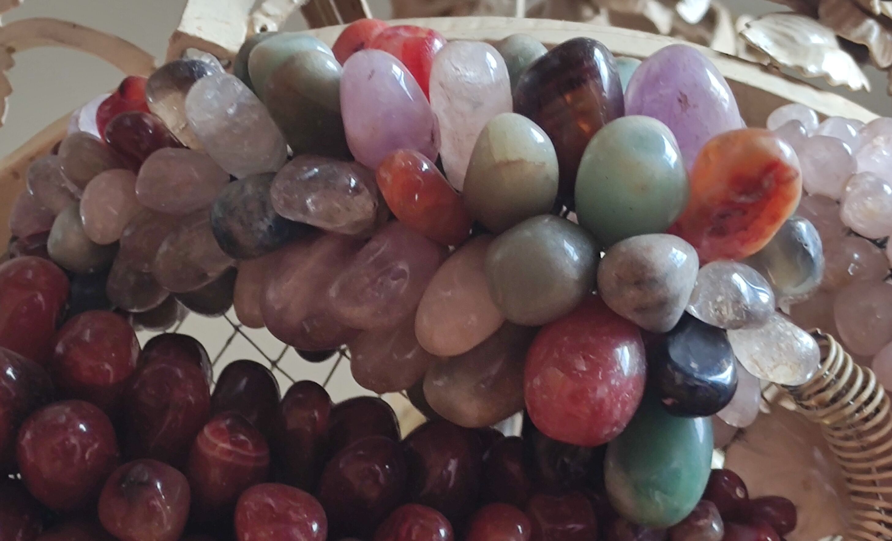 Chandelier Murano bunches of grapes