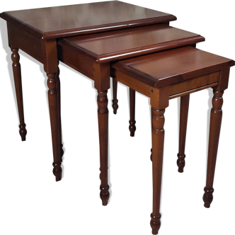 Pull-out tables in cherry style Louis Philippe