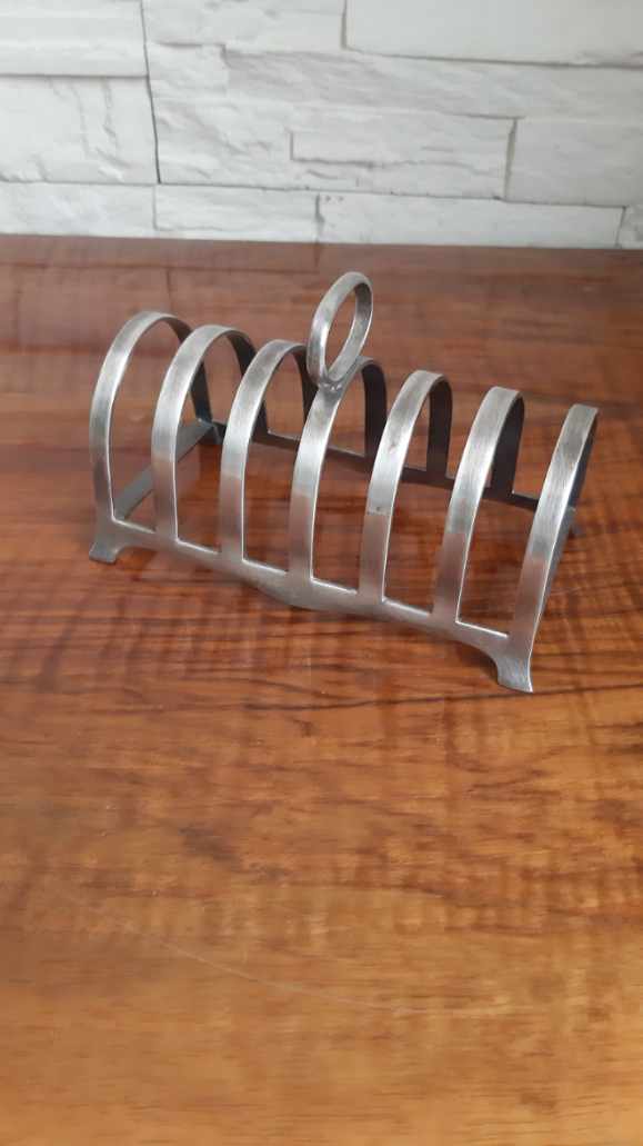 Toast door silver metal