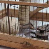 Old wooden bird cage