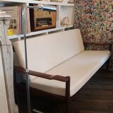 Renovated - Scandinavian mid century teak bench Grete Jal style