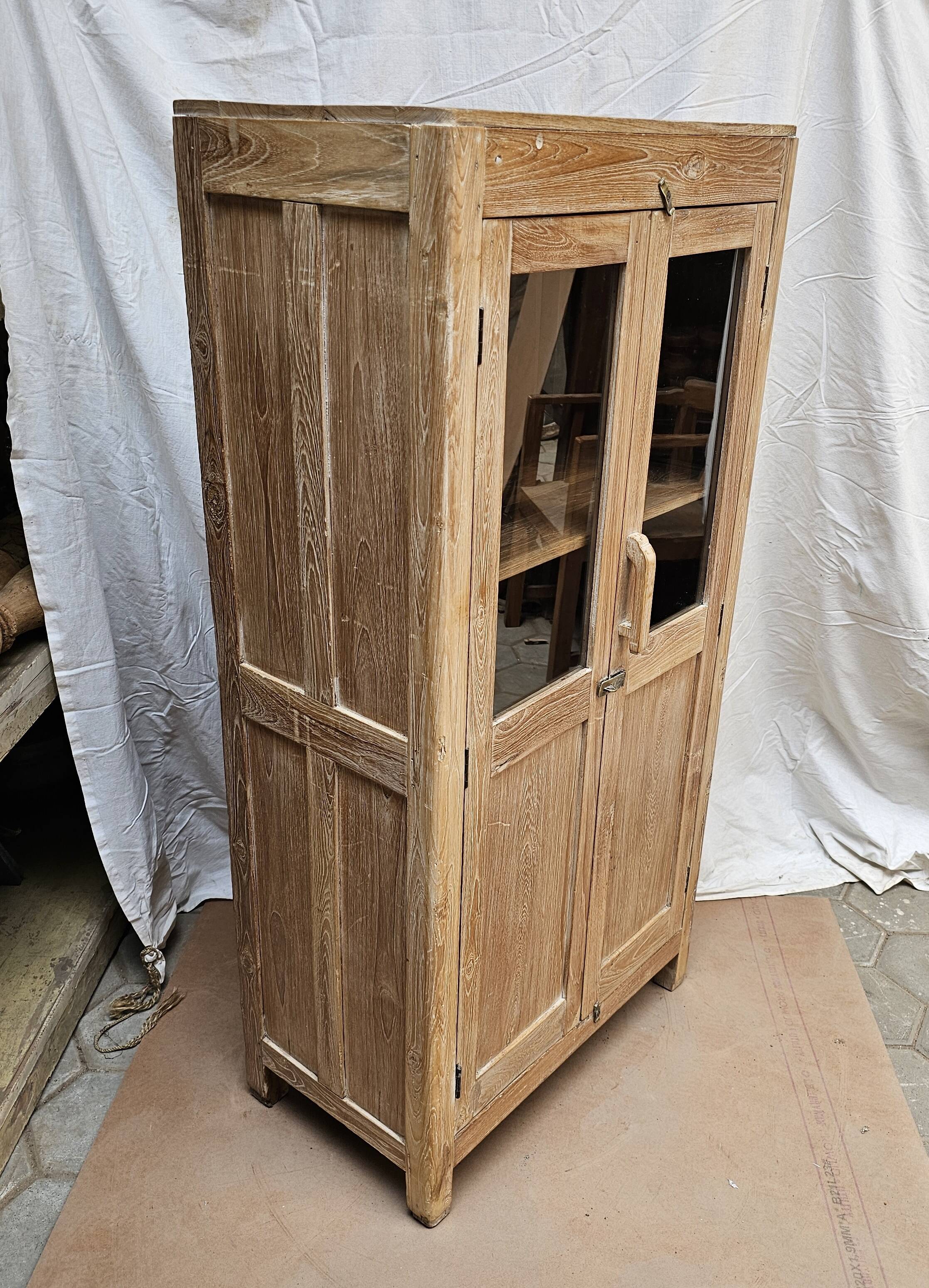 Natural Burmese teak sideboard