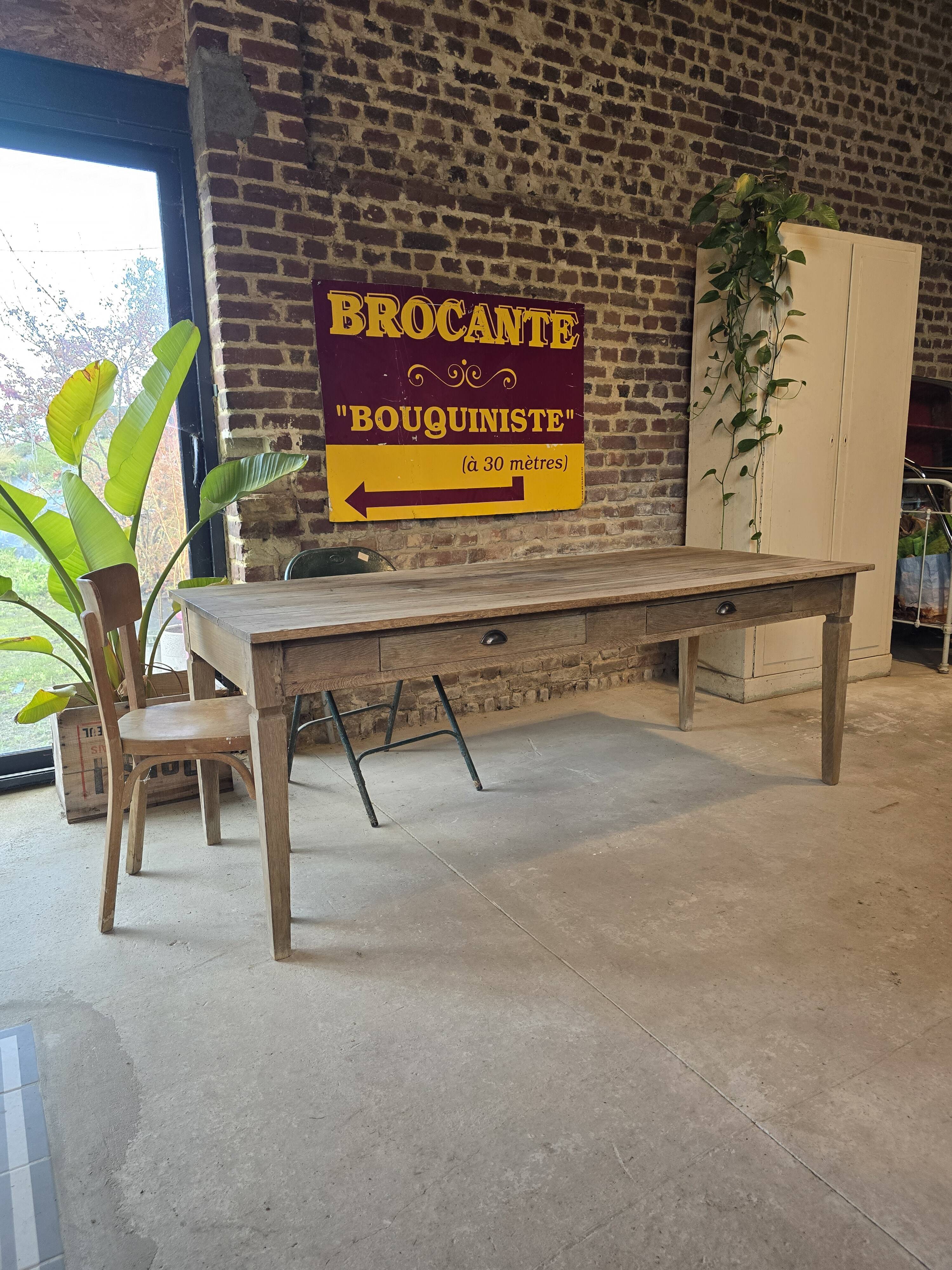 Authentic farmhouse table