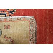 1970s Vintage Turkish Handmade Wool Red Oversized Area Rug 210x318