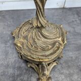 Pair of Candle Holders or Candelabra in Gilded Bronze