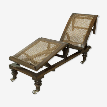 Chaise Longue in cannage part Alfred Carter's