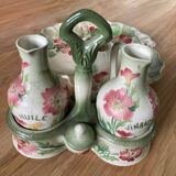 Dish and poppy flower vinegar