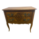 Petite commode de style Louis X.V. en parqueterie de bois de rose;