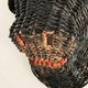 Rare polychrome wicker bull's head trophy, circa 1950.