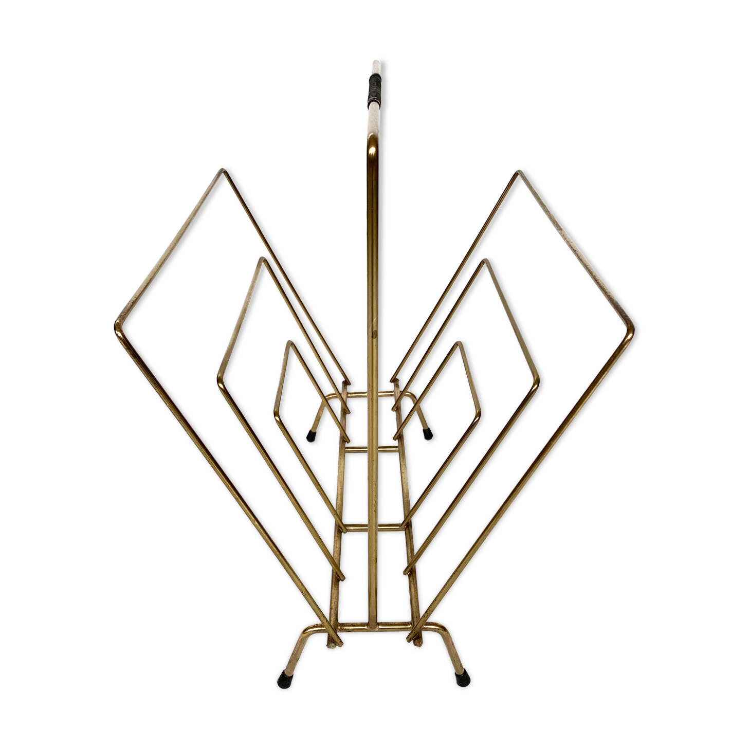 Brass magazine holder 60s.