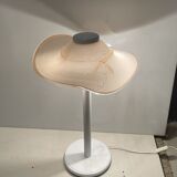 Paire de lampes de table italiennes en verre de Murano du milieu du siècle