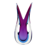 Large Sculptural Murano Vase - Flavio Poli - Sommerso - 1960