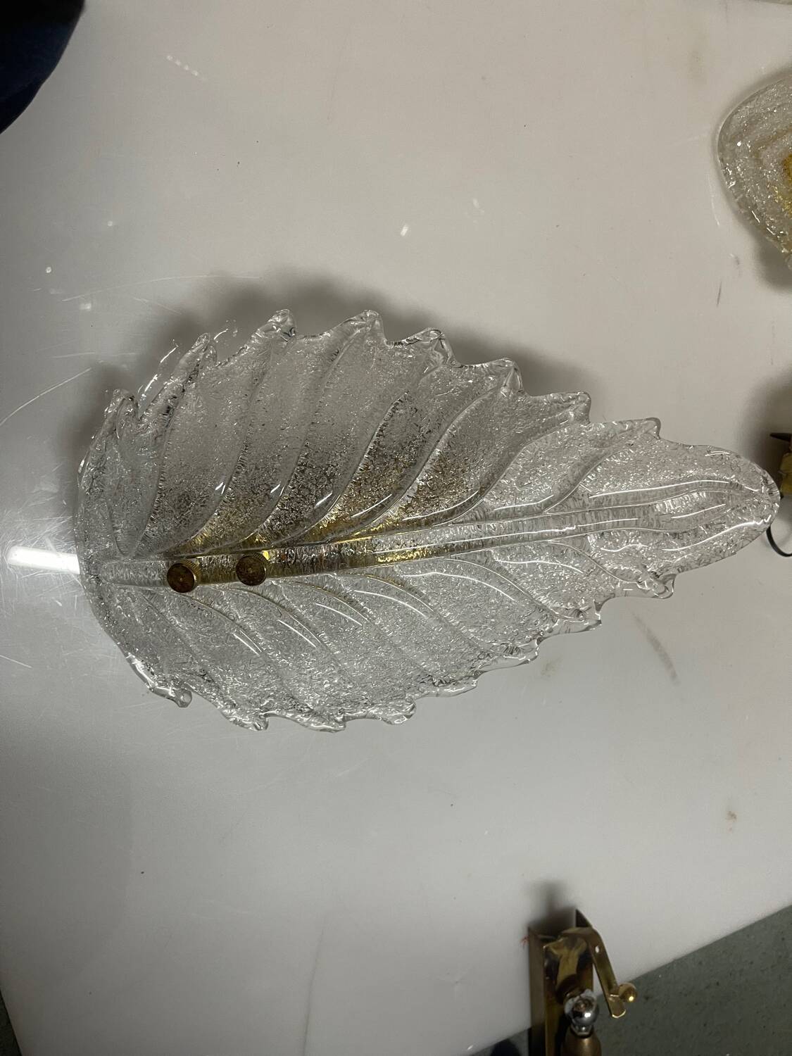 Murano Glass Sconces Set of 2 1970’s