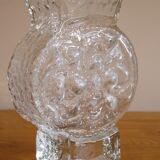 Vintage Finnish glass vase 1970