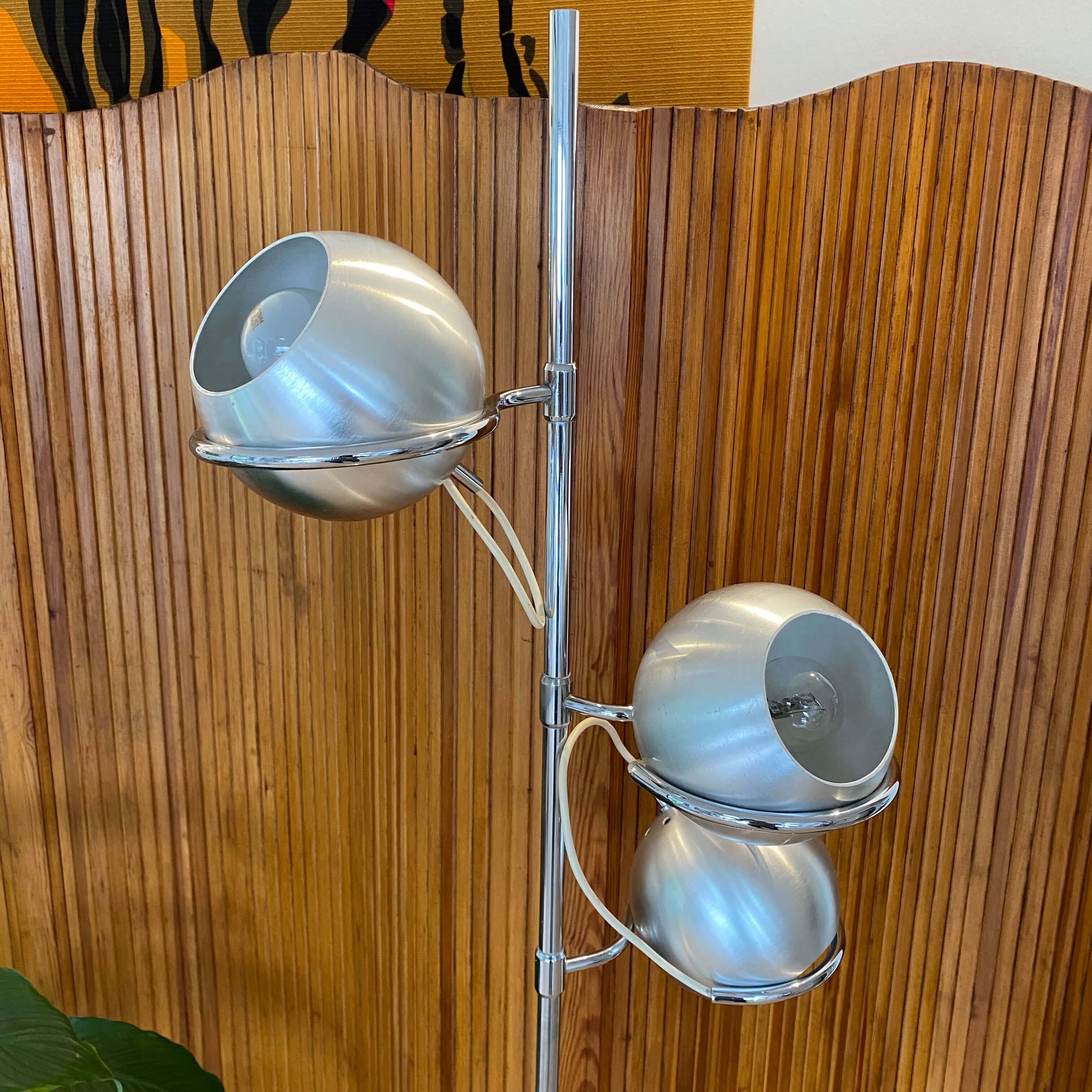 Eye-ball floor lamp for Monix Paris 1960