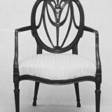 George III Mahogany armchair attributed to William and John Linnell circa 1775