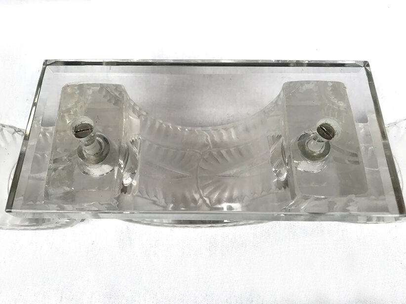 Lalique, Porquerolles model candlestick