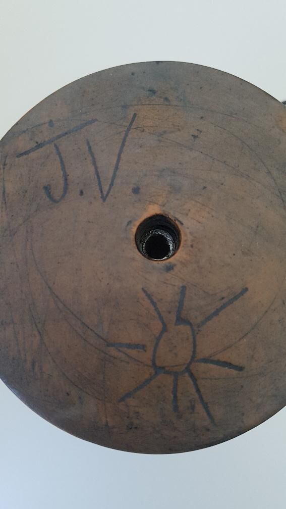 Jean varoqueaux ceramic lamp