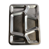 USA 1930 stainless steel compartmentalized tray