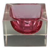 Vintage ashtray sommerso murano glass flavio poli seguso italy 1970