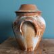 Covered pot condiment pot in Puisaye stoneware