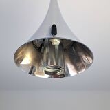 Vintage Glashütte Limburg space age pendant light