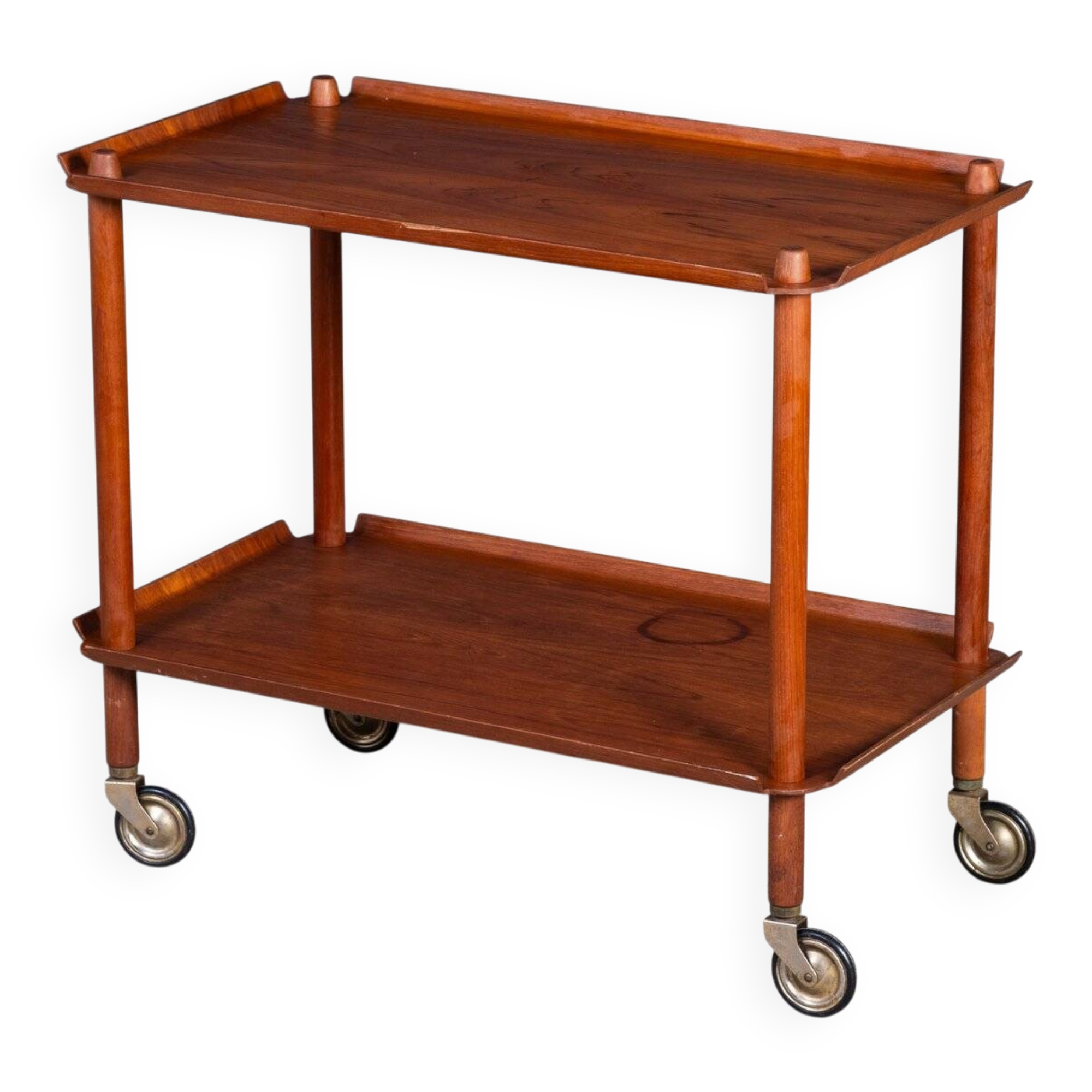 Teak Bar Cart by Poul Hundevad, 1960s