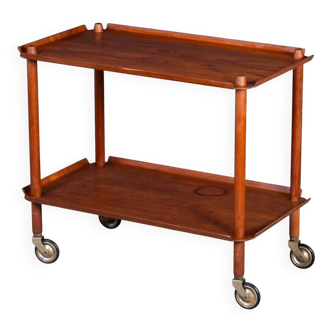 Teak Bar Cart by Poul Hundevad, 1960s
