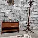 Oak shelf 1950 French modernist