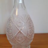 Bohemian cut crystal carafe, very beautiful stopper