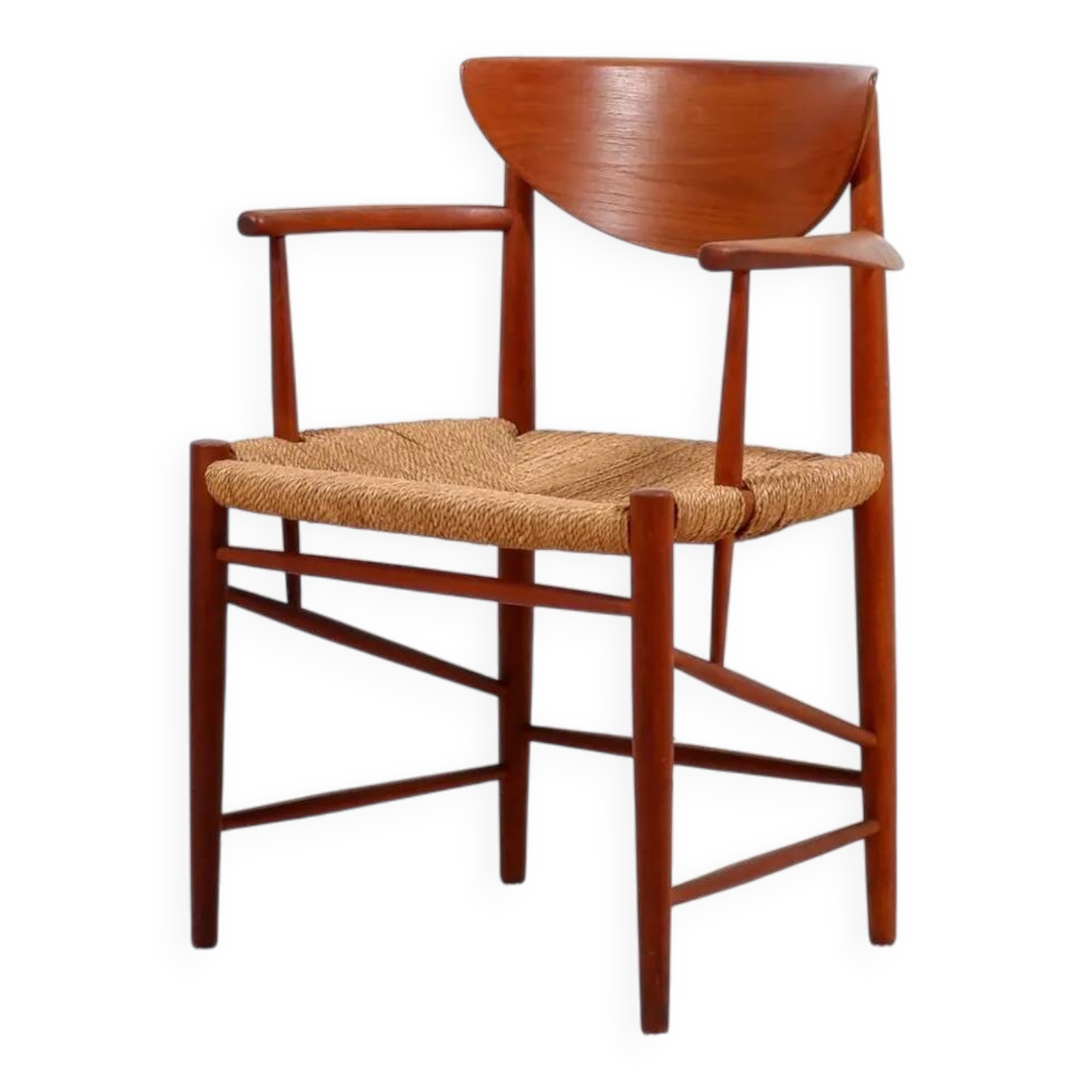 Teak Armchair "317" by Peter Hvidt & Orla Molgaard-Nielsen for Søborg