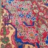 Tapis d'orient fait main ancien persan esfahan 2,15 x 1,35 m
