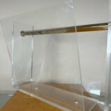 Rochebobois plexi magazine rack from the 70s