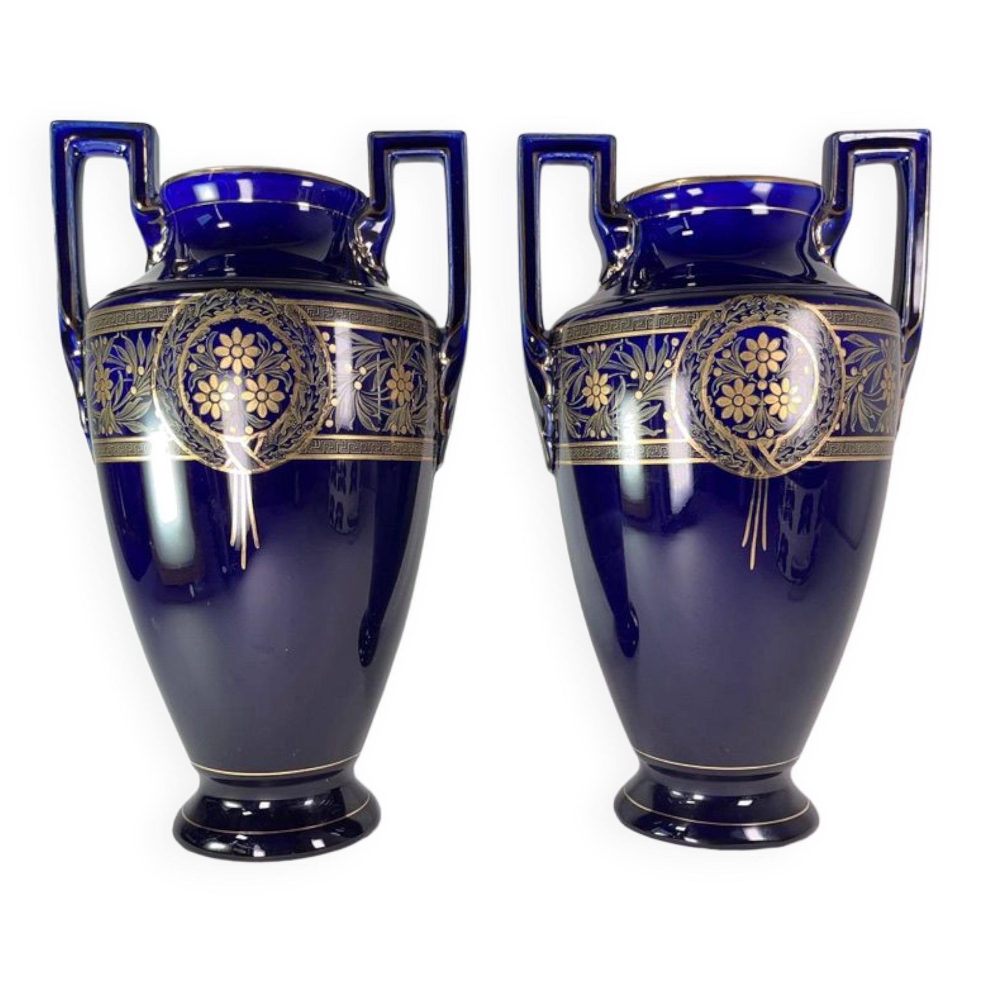 Vase Amphora Boch Frères Keramis 1890