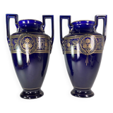 Vase Amphora Boch Frères Keramis 1890