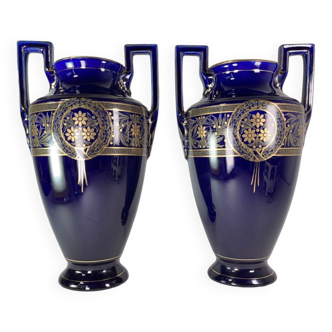 Vase Amphora Boch Frères Keramis 1890