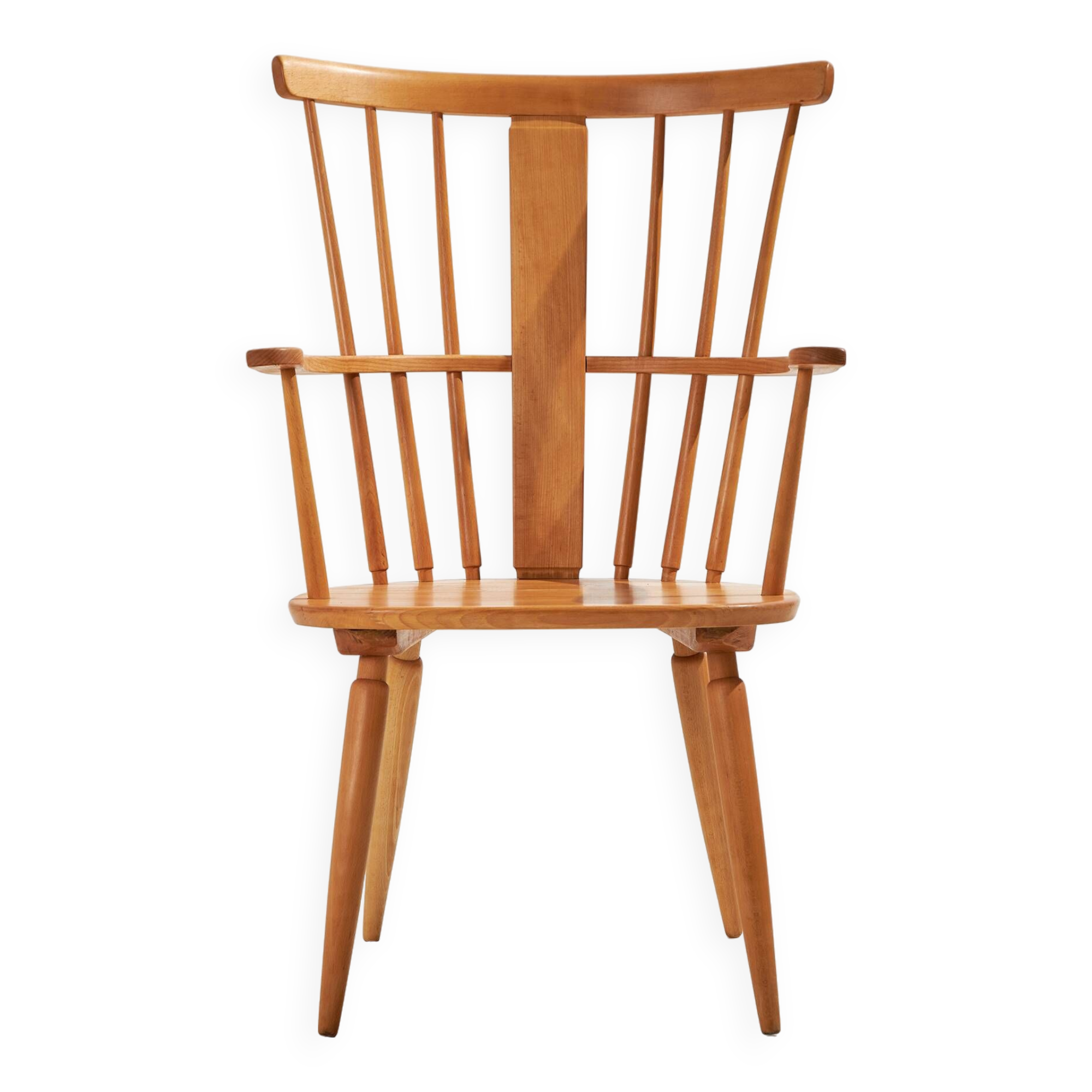 Altheim beech armchair by franz schuster for wiesner hager (mk10087)