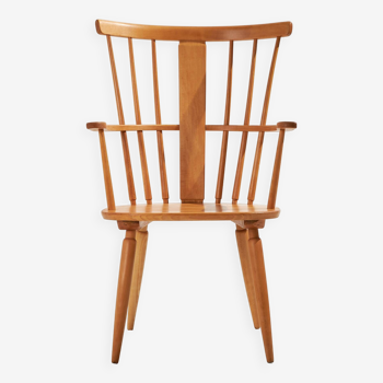 Fauteuil en hêtre altheim par franz schuster pour wiesner hager (mk10087)