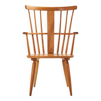 Fauteuil en hêtre altheim par franz schuster pour wiesner hager (mk10087)