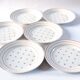 Set of 6 luneville porcelain plates