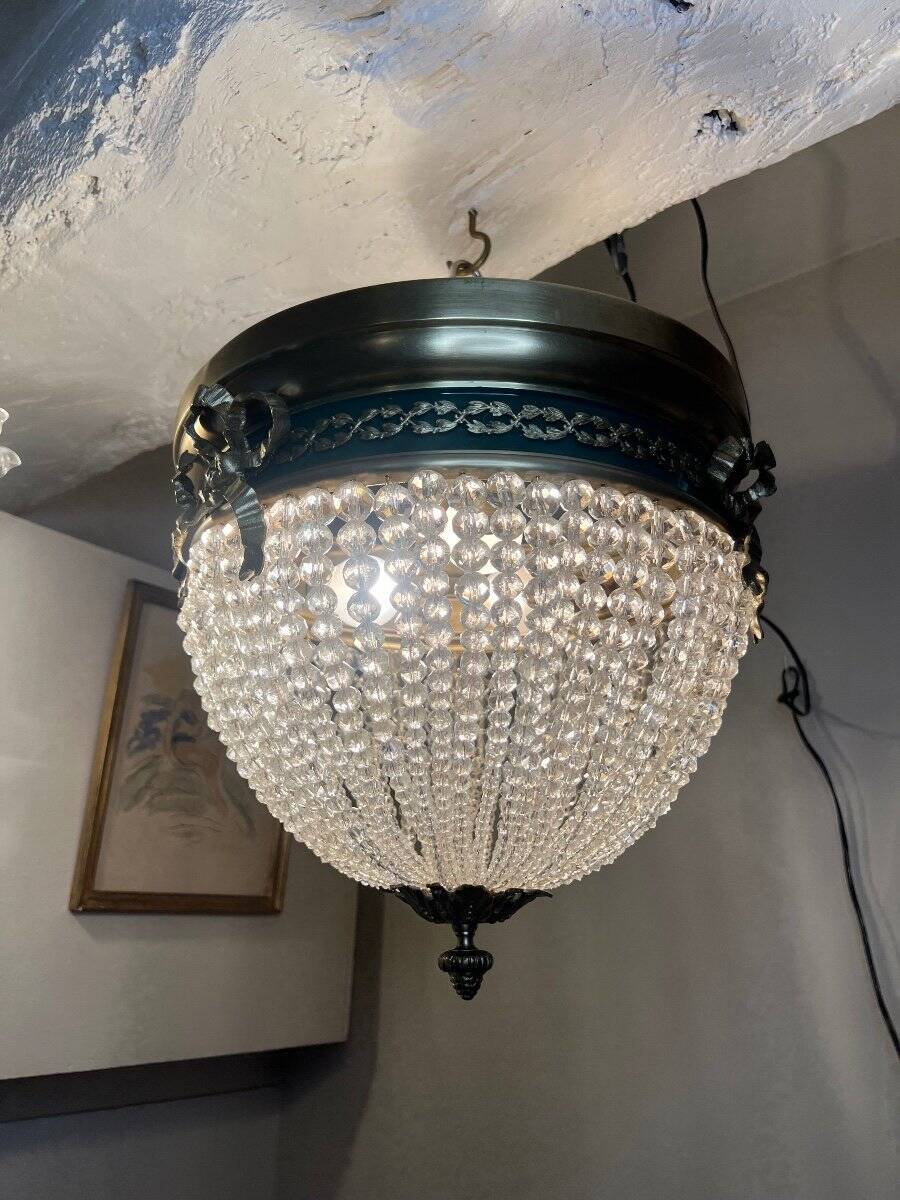 Basket ceiling light
