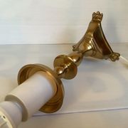Brass lamp with lion claw feet Italy