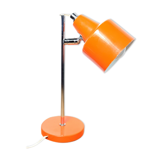 Lamp orange & chrome 1960
