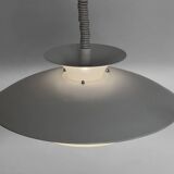 Large layered pendant light by Frandsen lighting. Denmark 1970s