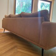 3-seater sofa BoConcept Carlton with ottoman – Vintage style from the 60s/70s
