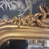 Louis Philippe mirror with pediment 154 x 98