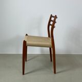 4 chairs model 78 by Nils O. Moller 1960