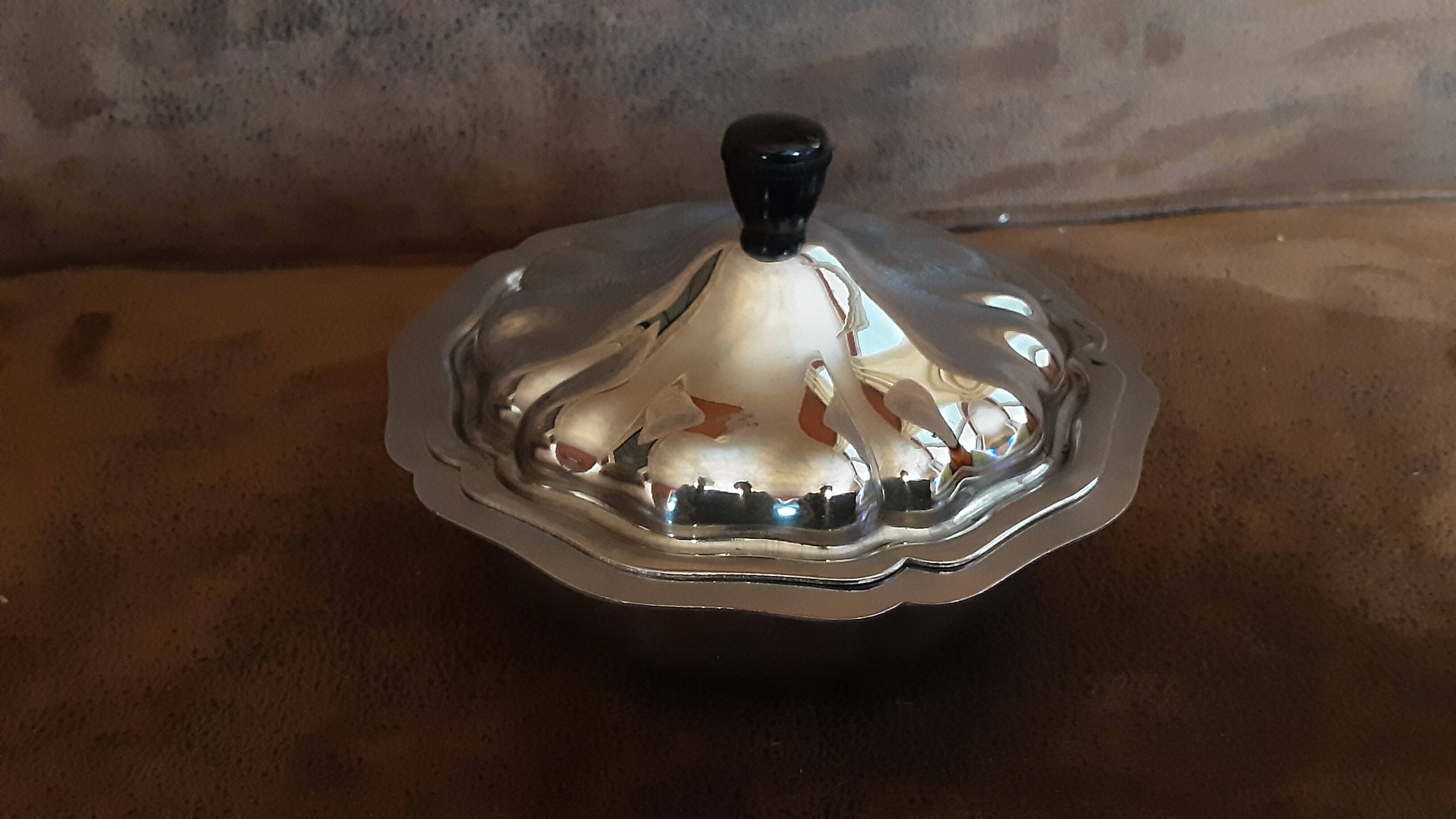 Sucrier  métal vintage