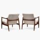Paire de fauteuils GFM-64
